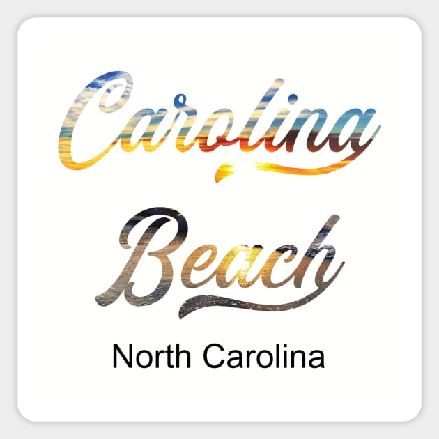 Carolina Beach NC Sticker by CoastalDesignStudios